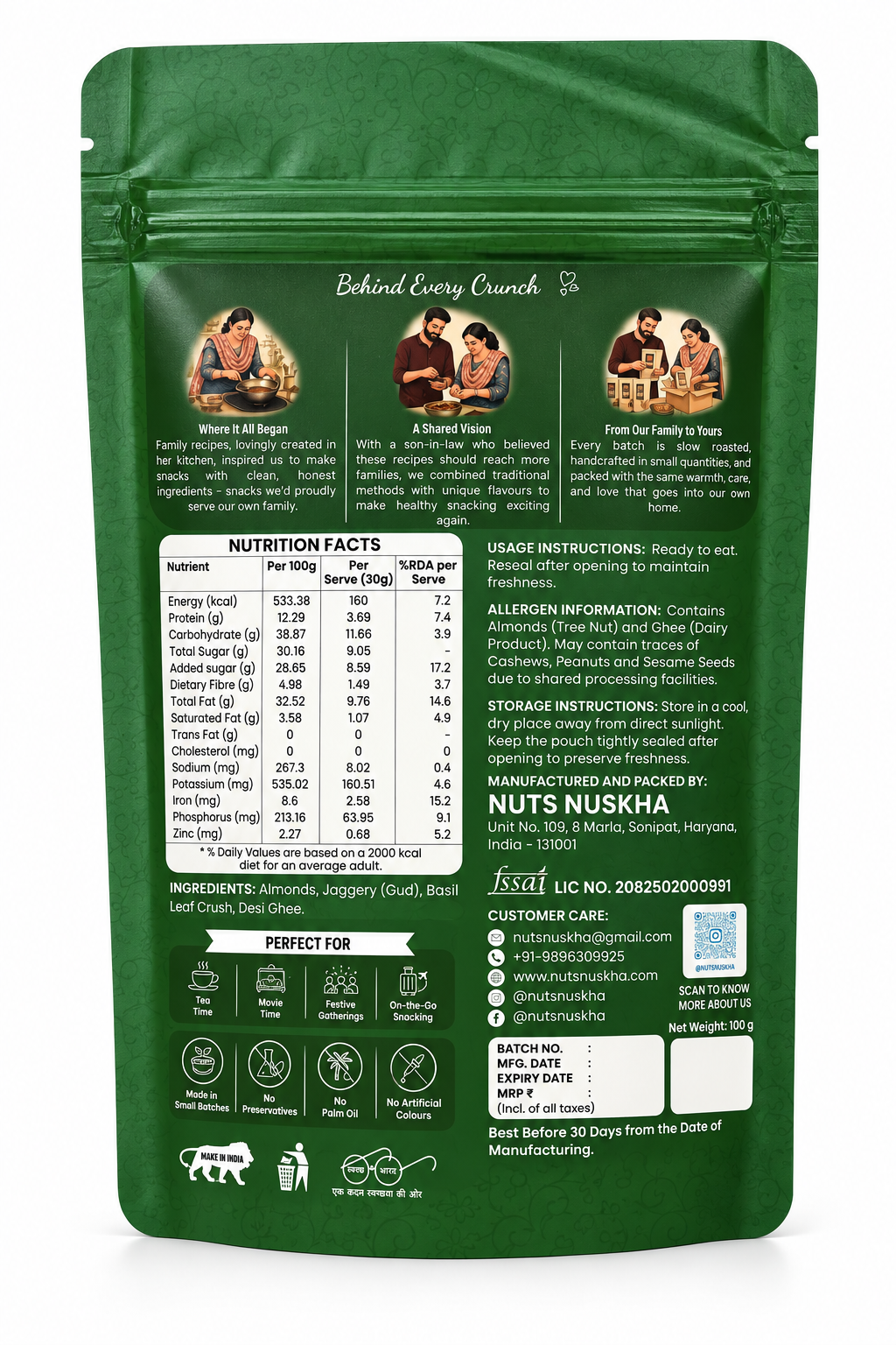 Basil Gud Almonds - Image 2